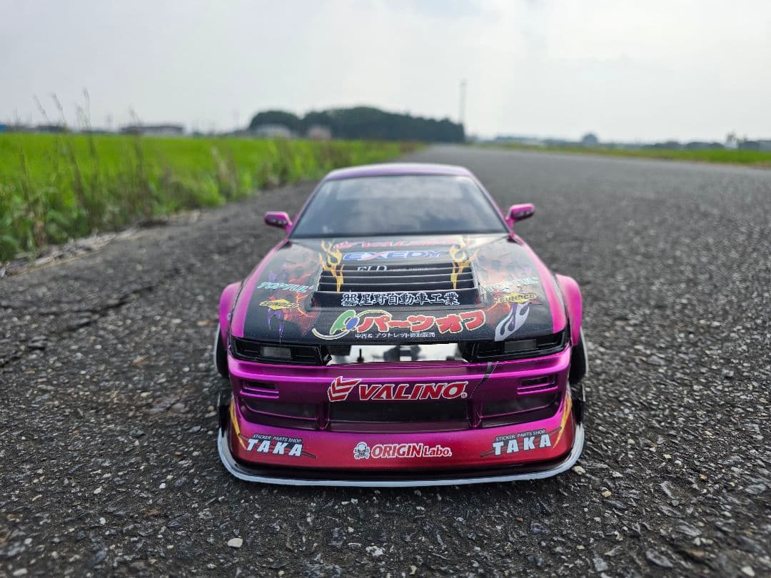 アディクション　オリジン　S１３シルビア　製作済み新品ラジコンホディ