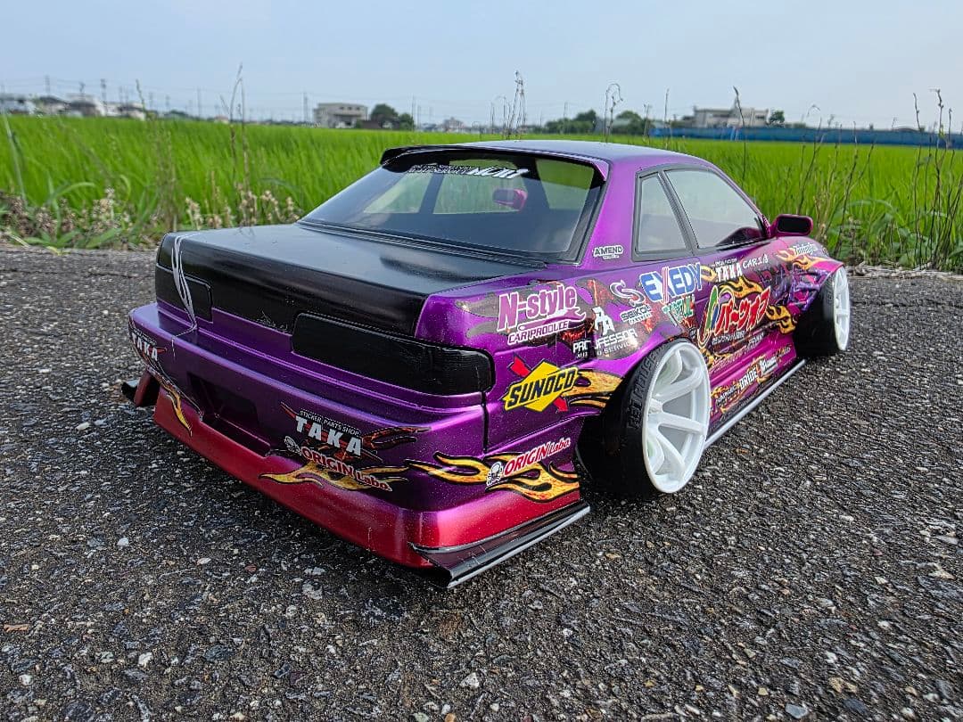 アディクション　オリジン　S１３シルビア　製作済み新品ラジコンホディ