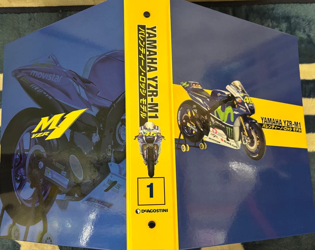 完成品☆DeAGOSTINI YZRーM1 ロッシモデル☆マガジン全巻セット
