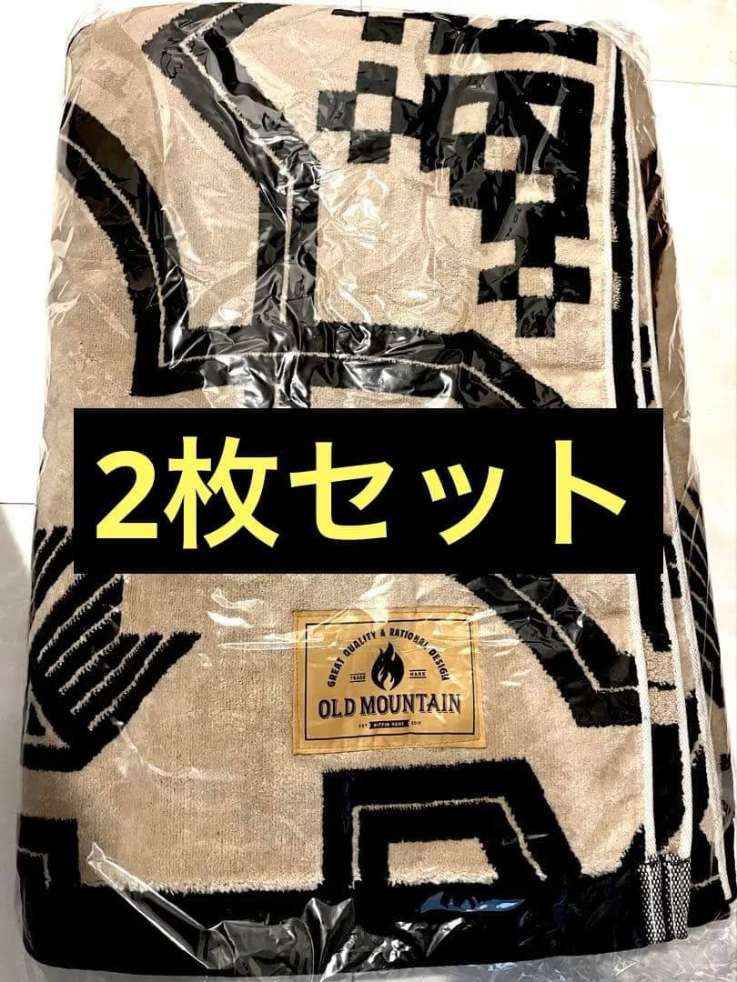 2枚KAKEMONO夏 ベージュ OLD MOUNTAIN オールドマウンテン