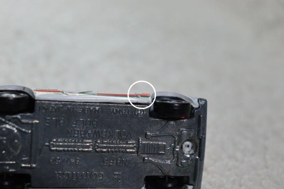 フォルクスワーゲン　グループA フェア　GOLF GLEトミカ　日本製　箱無し