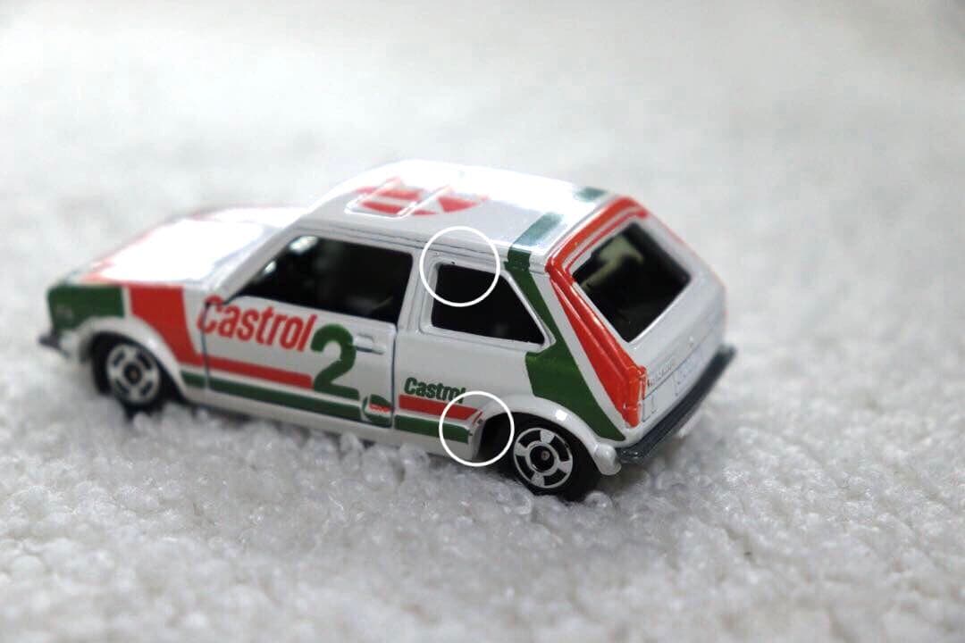 フォルクスワーゲン　グループA フェア　GOLF GLEトミカ　日本製　箱無し