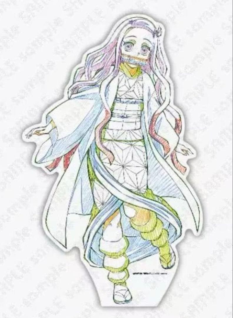 鬼滅の刃 ダイニング　書き下ろしイラスト スタンディPOP原画版 竈門禰豆子