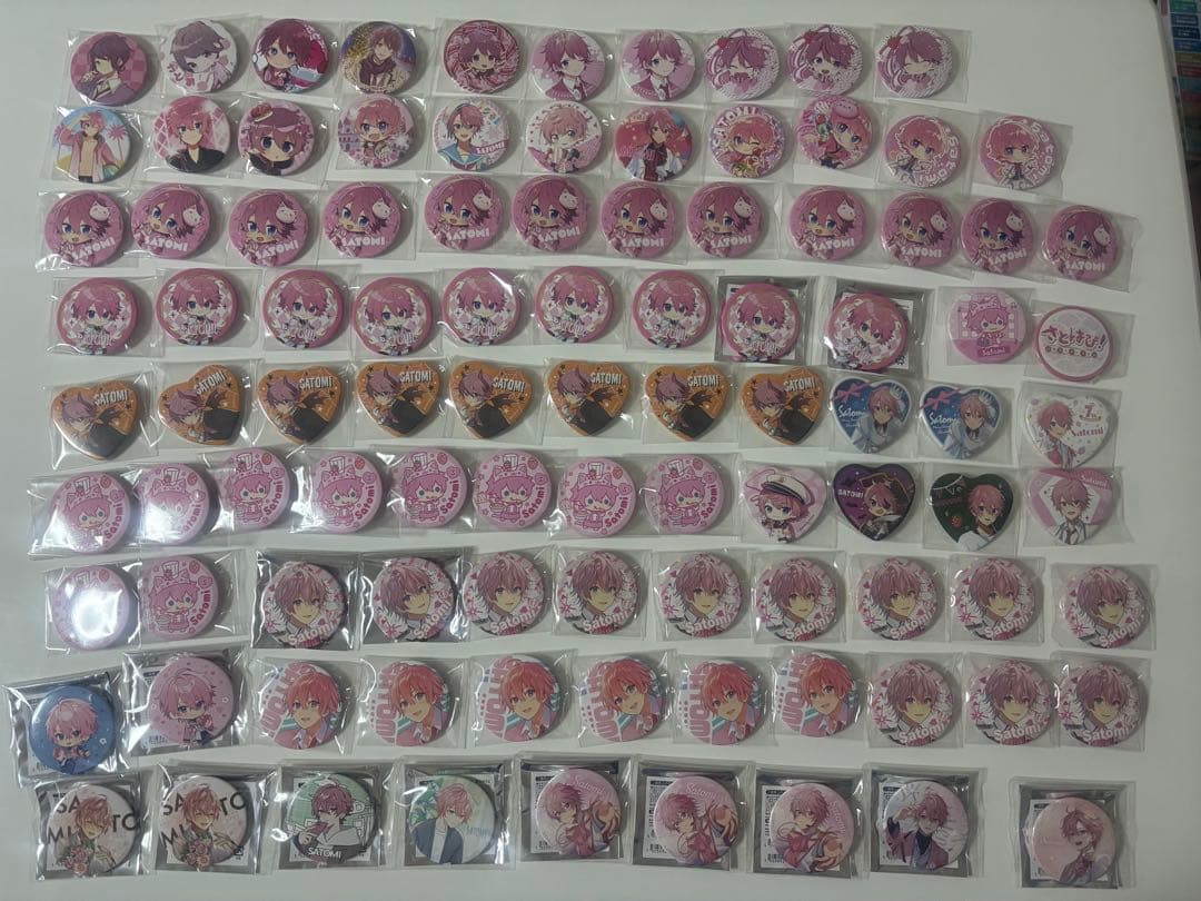 すとぷり　さとみくん　缶バッジ　さとわん　すとめも