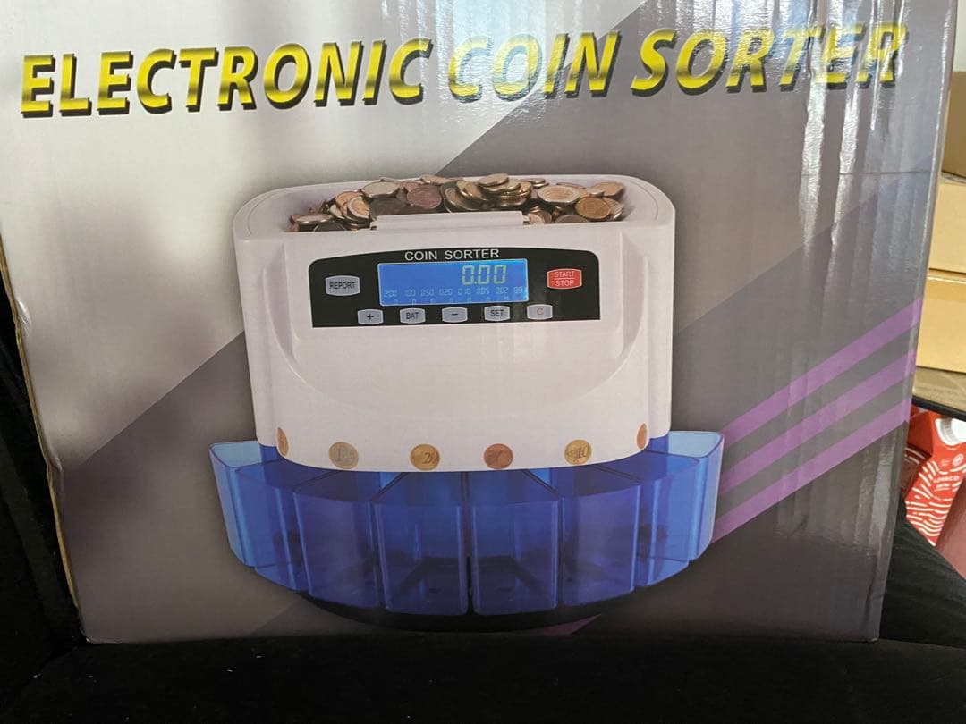 元値17000円 Aifieegoカウンター 自動選別 硬貨計数機