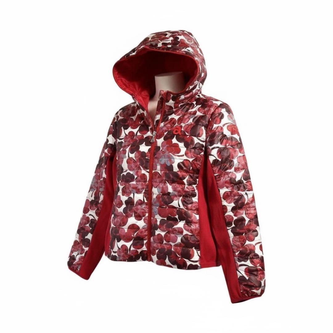 未使用 アルチビオ クローバー柄 中綿 ブルゾン 38 サイズ M ゴルフウェア