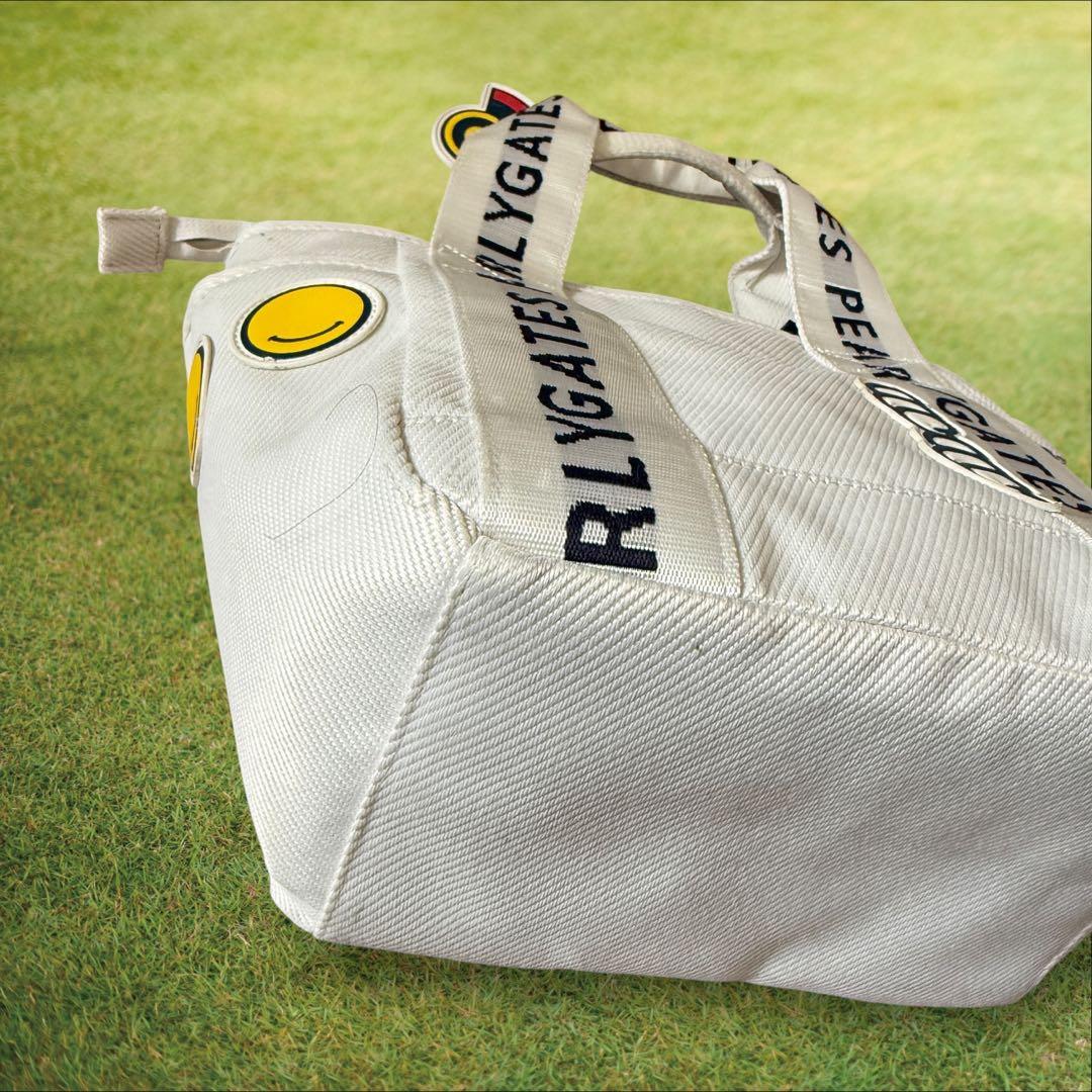 パーリーゲイツ　カートバッグ　ロッカーバッグ　トートバッグ　白　バッグ　ホワイト