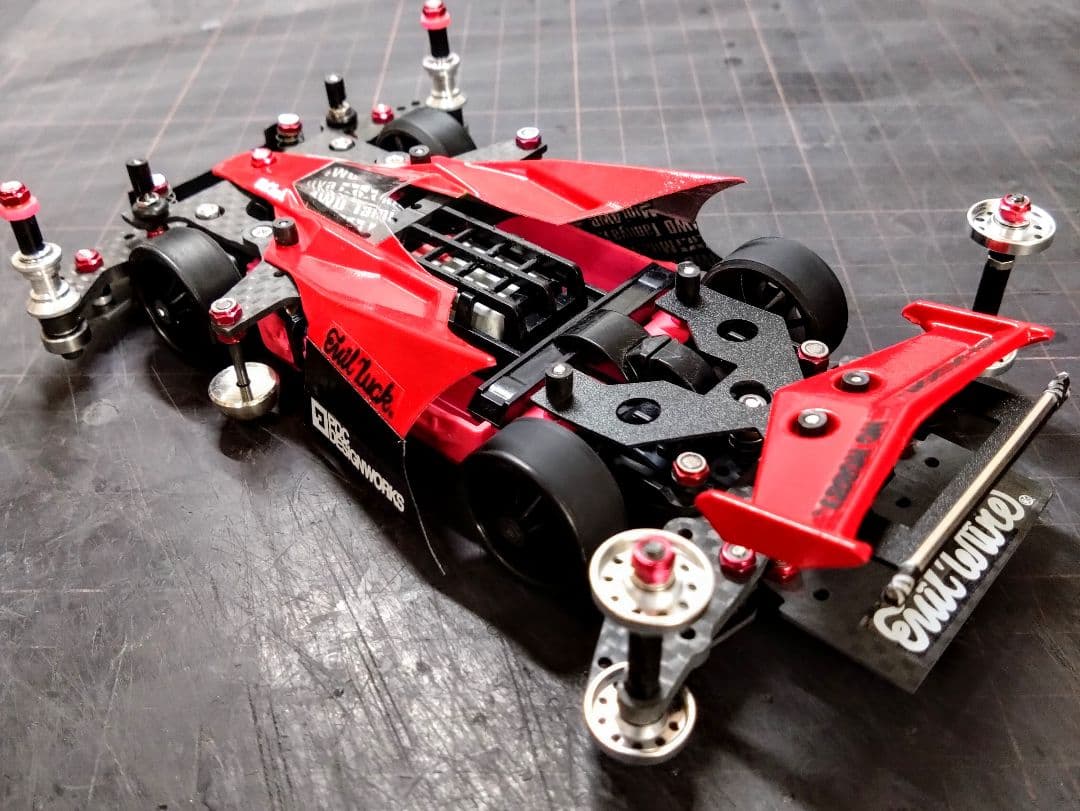 専用品　ミニ四駆　完成品　ネオファルコン　MSシャーシ MSフレキ