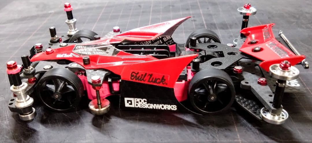 専用品　ミニ四駆　完成品　ネオファルコン　MSシャーシ MSフレキ