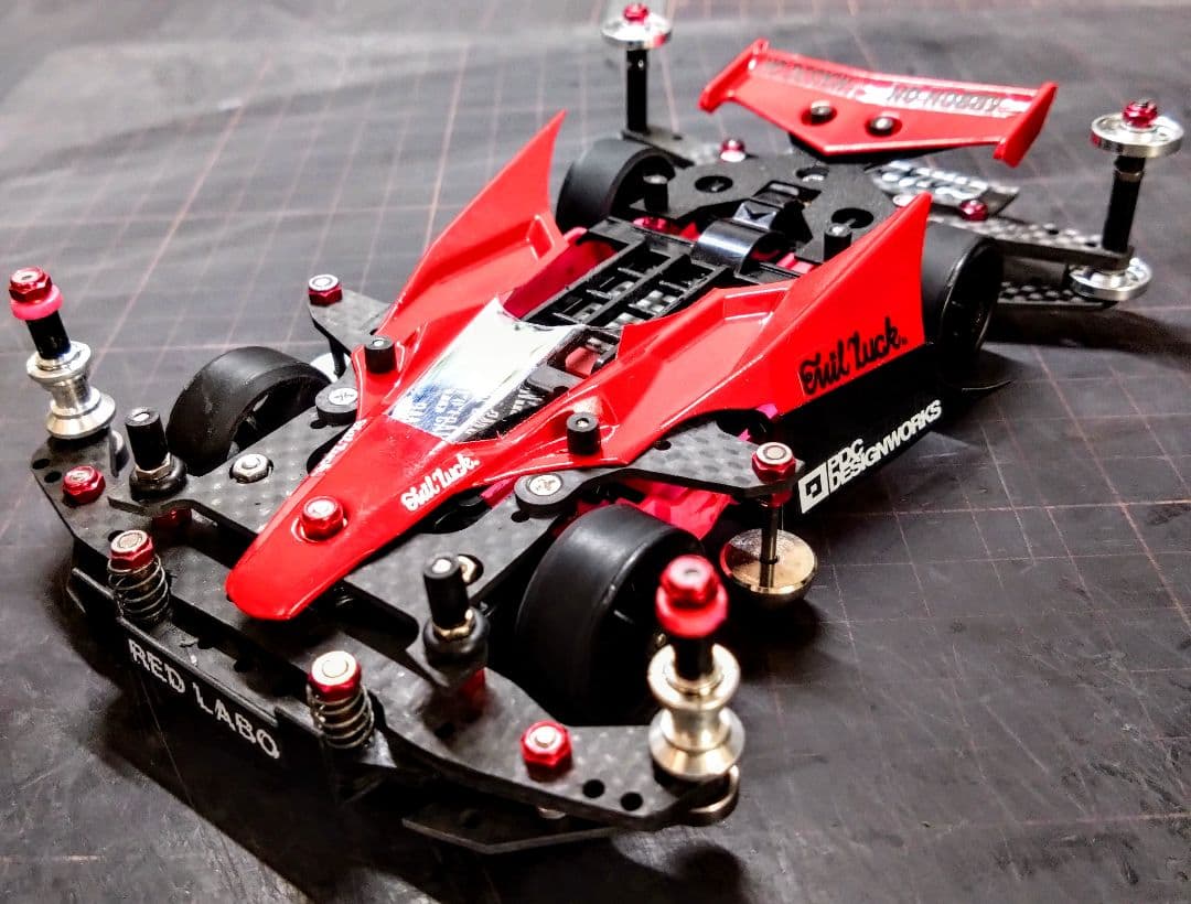 専用品　ミニ四駆　完成品　ネオファルコン　MSシャーシ MSフレキ