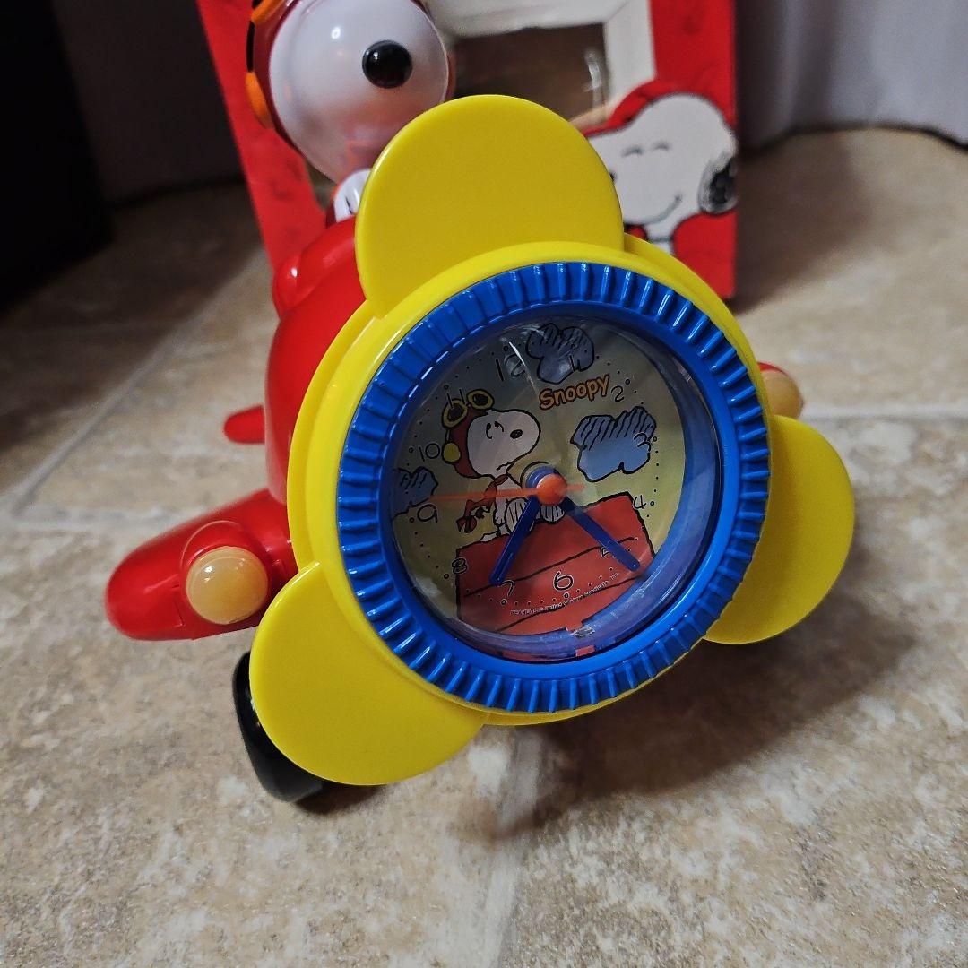 超激レア SNOOPY フライングエース 立体 目覚まし時計 3Dクロック