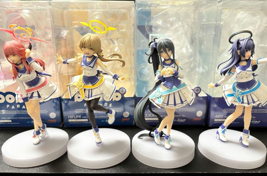 ブルーアーカイブ　POP UP PARADE フィギュア 4体セット