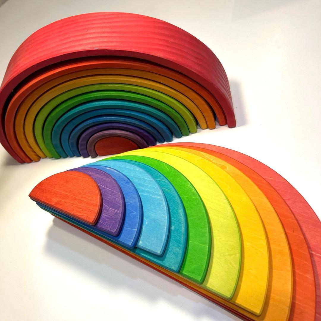 グリムス風　アーチレインボー大と半円盤レインボー大のセット