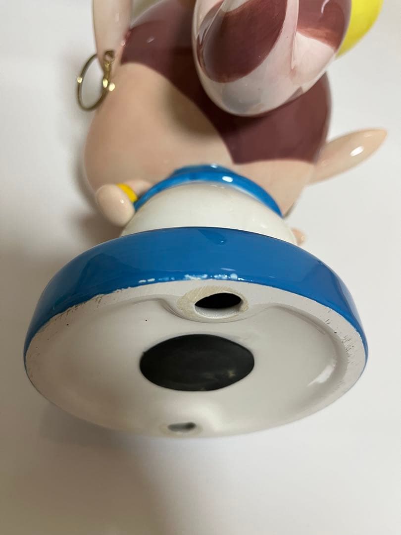 あくびちゃん貯金箱　陶器製