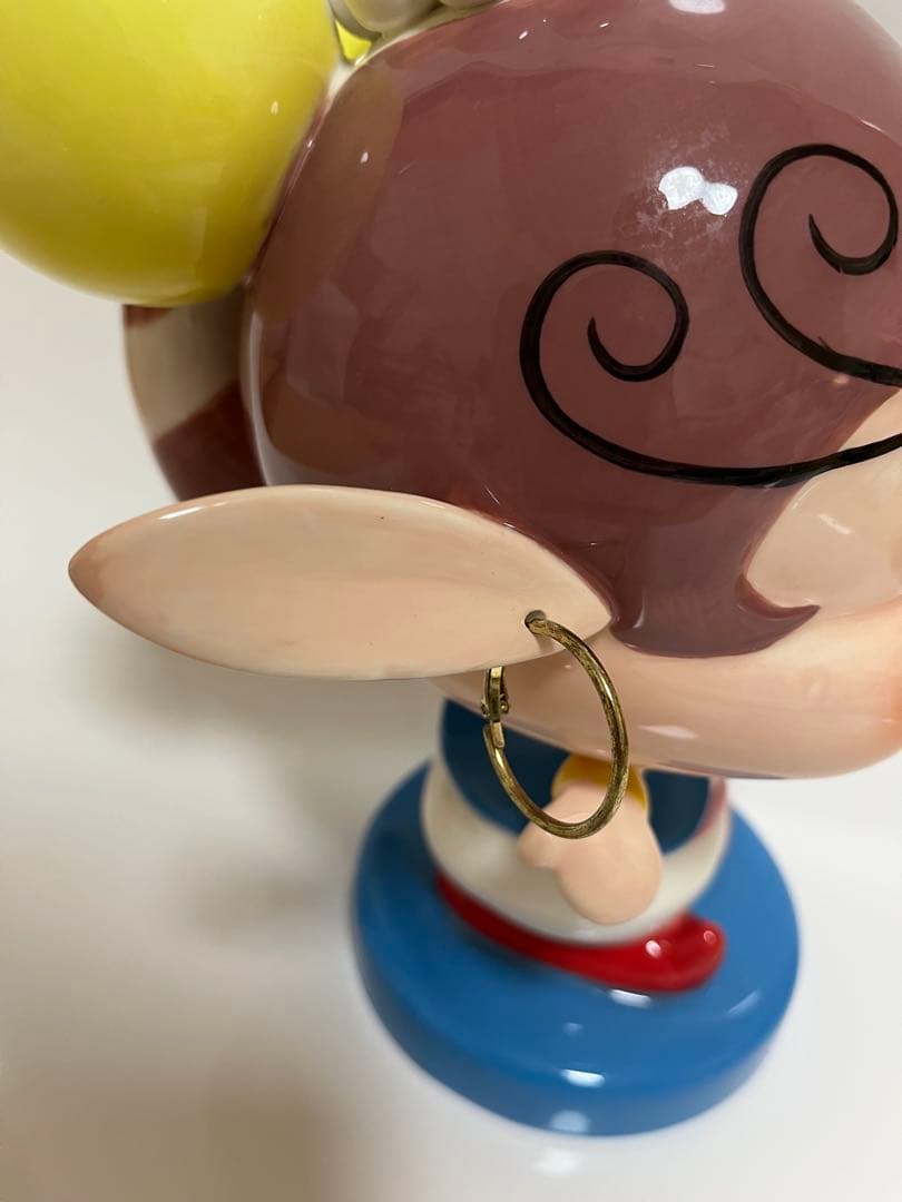 あくびちゃん貯金箱　陶器製