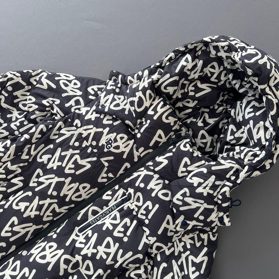 Pearly gates パーリーゲイツ　ダウンジャケット　総柄　レディース　M