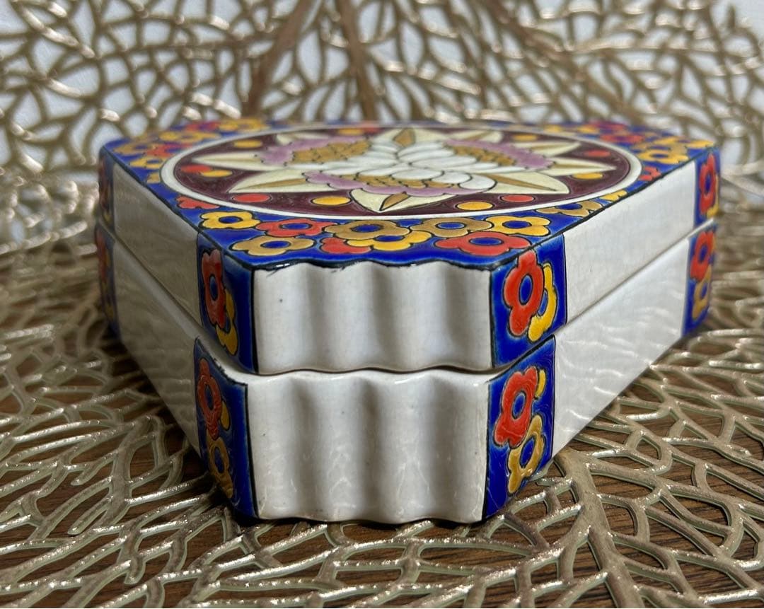 Longwy フランス製 手描エナメル彩色(ロングイ)