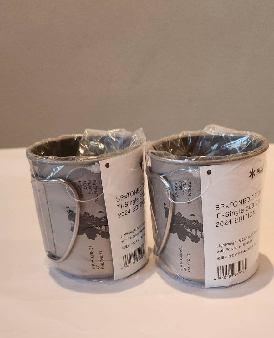 スノーピーク×トーンドトラウト チタンシングル300カップ2024エディション