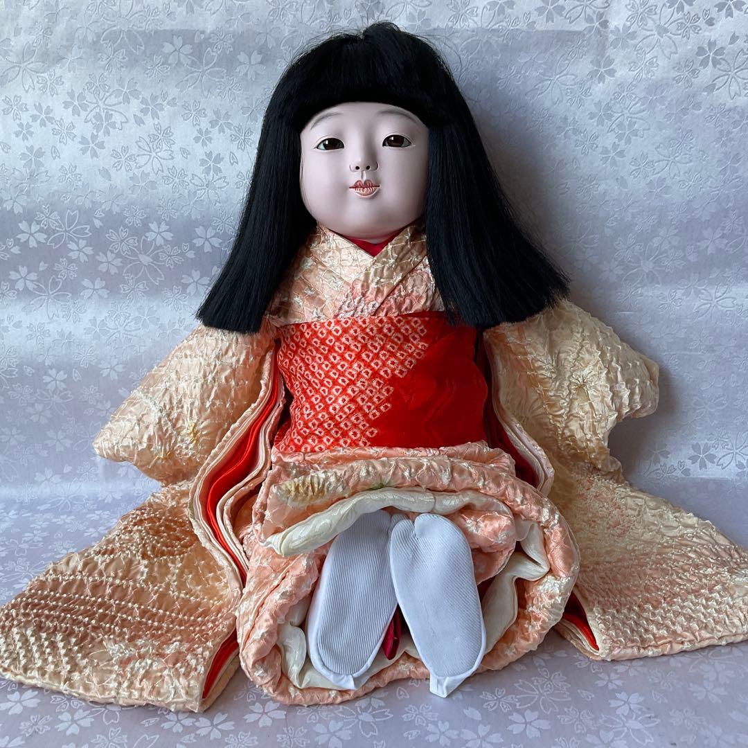 市松人形　松乾斎東光作　お座り着せ替え市松人形