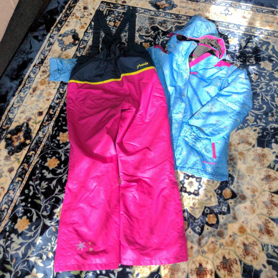 フェニックス キッズ　女の子　子供　150 スキー　スノボーウェア　上下セット