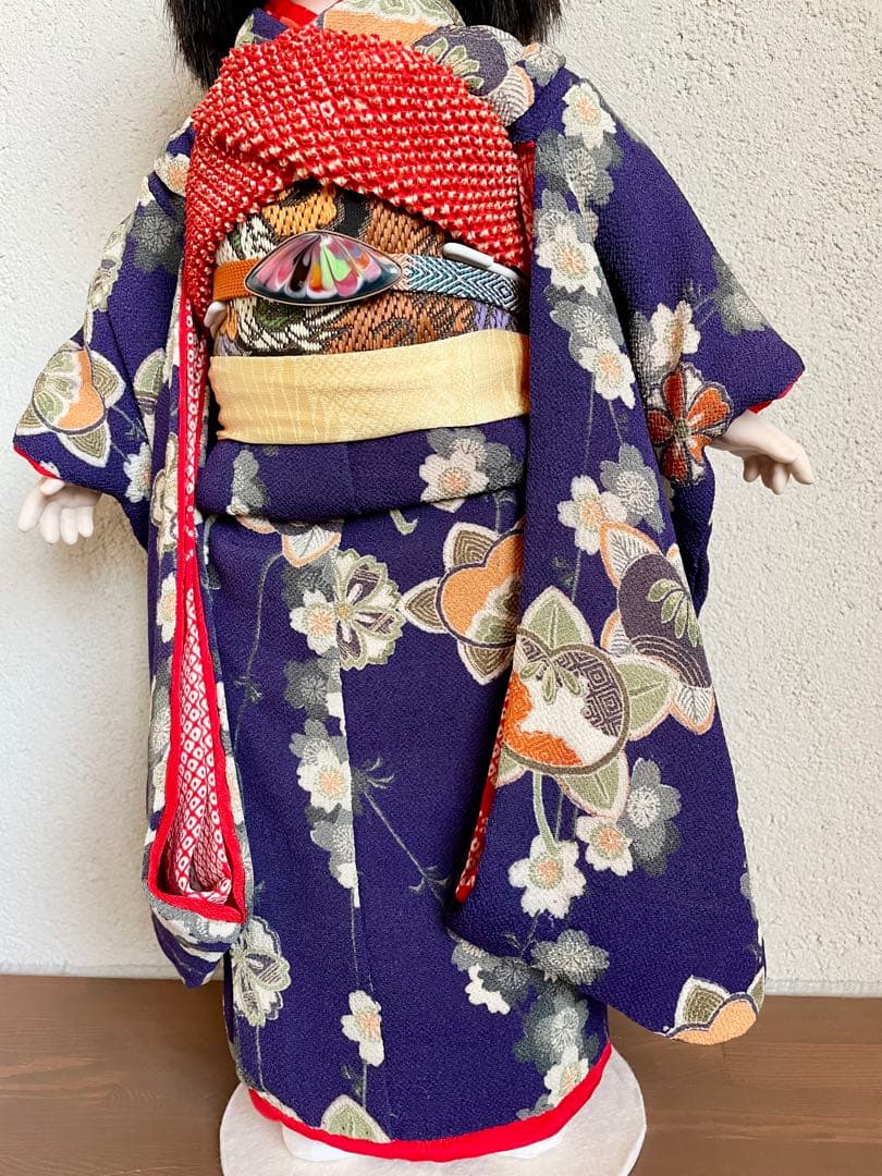 ビスクドール 日本人形 ハンドメイド 市松人形 着物 創作人形 和 アンティーク