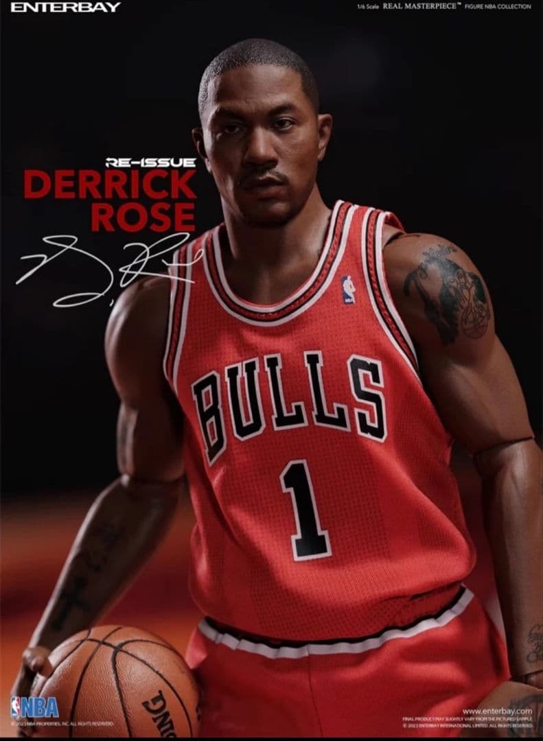 新品　1/6 　デリック・ローズ　アクションフィギュア　エンターベイ　NBA