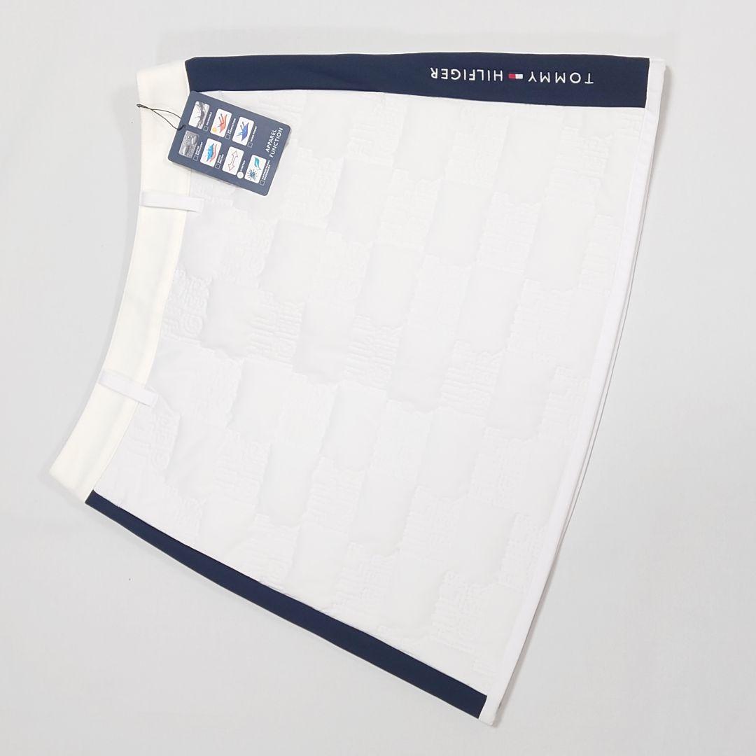 【新品タグ付き】トミーヒルフィガーゴルフ 中綿ロゴキルトパデットスカート M