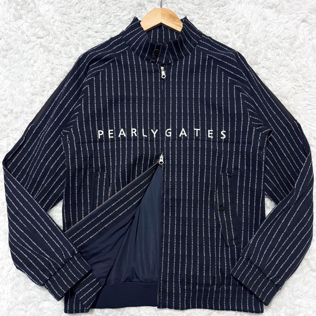 未使用級　パーリーゲイツ　2023年モデル　セットアップ　ストレッチ　ロゴ　5