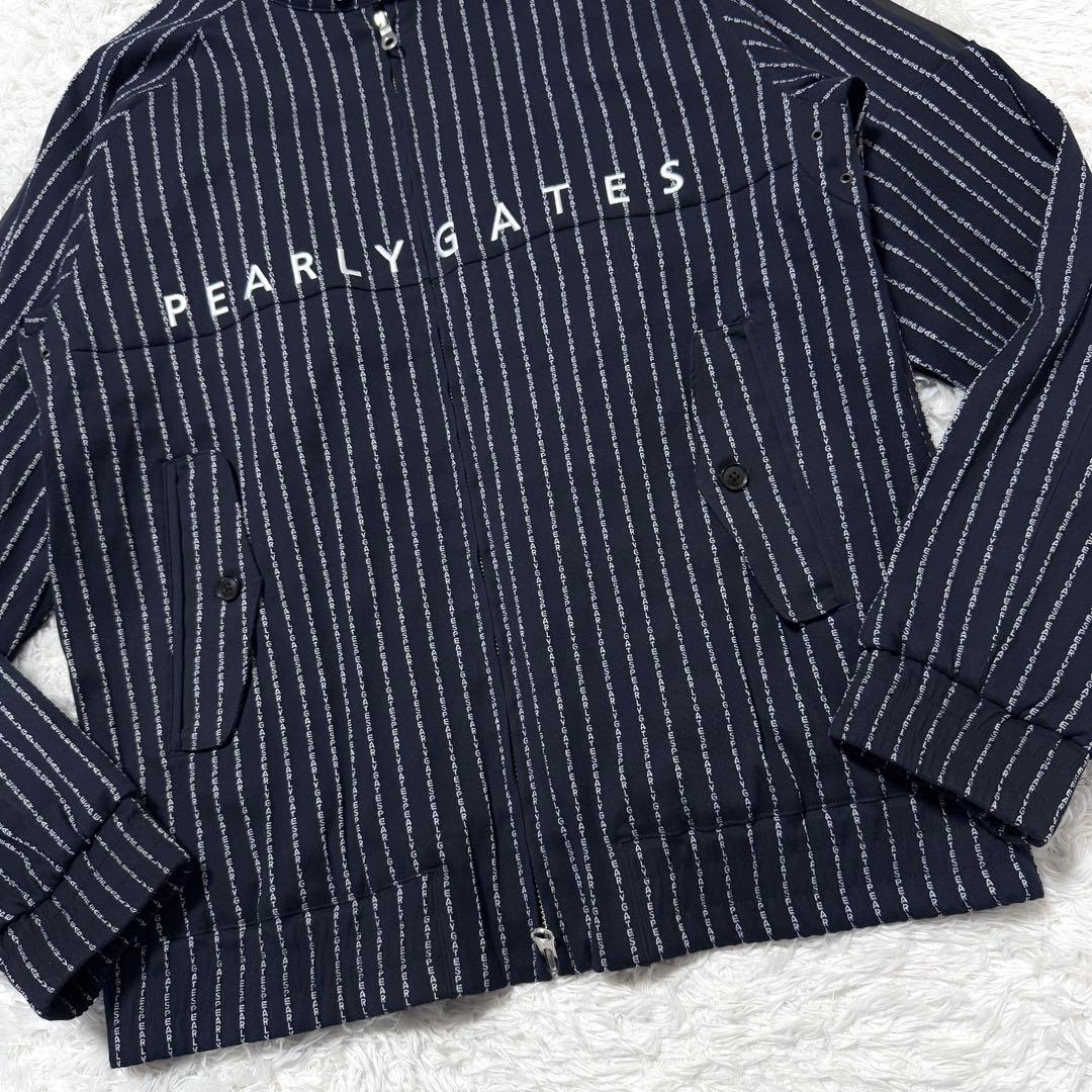 未使用級　パーリーゲイツ　2023年モデル　セットアップ　ストレッチ　ロゴ　5