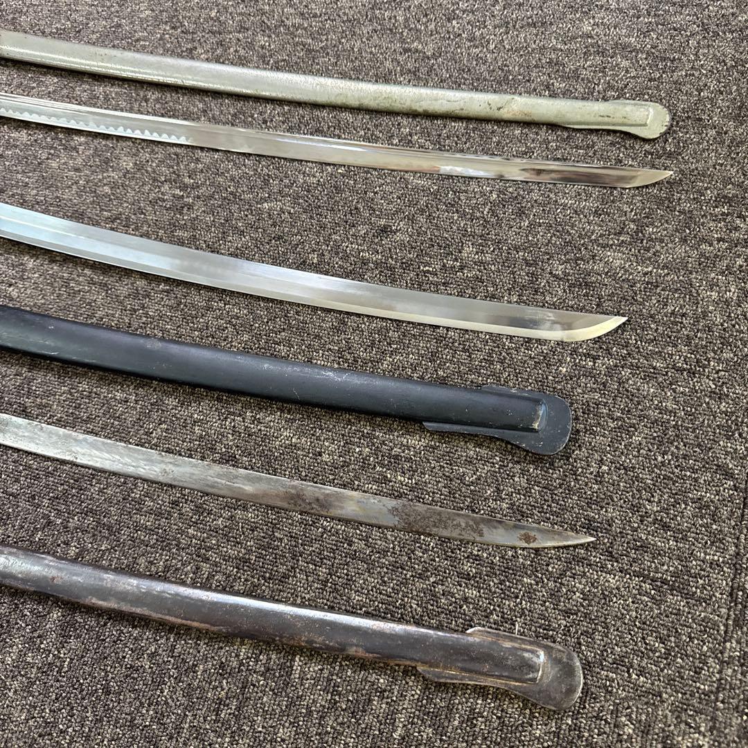 日本軍 軍刀 拵え 模造刀 サーベル 4点まとめ売り