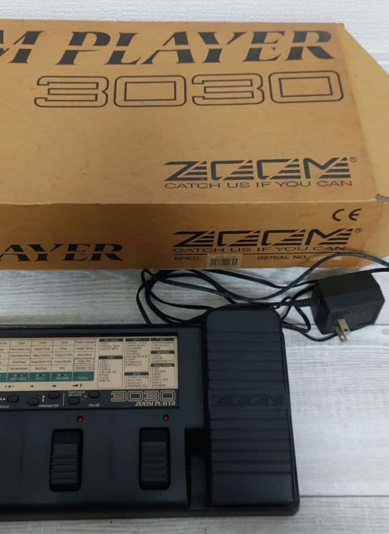 ZOOM PLAYER 3030 ギターエフェクター　ヴィンテージ