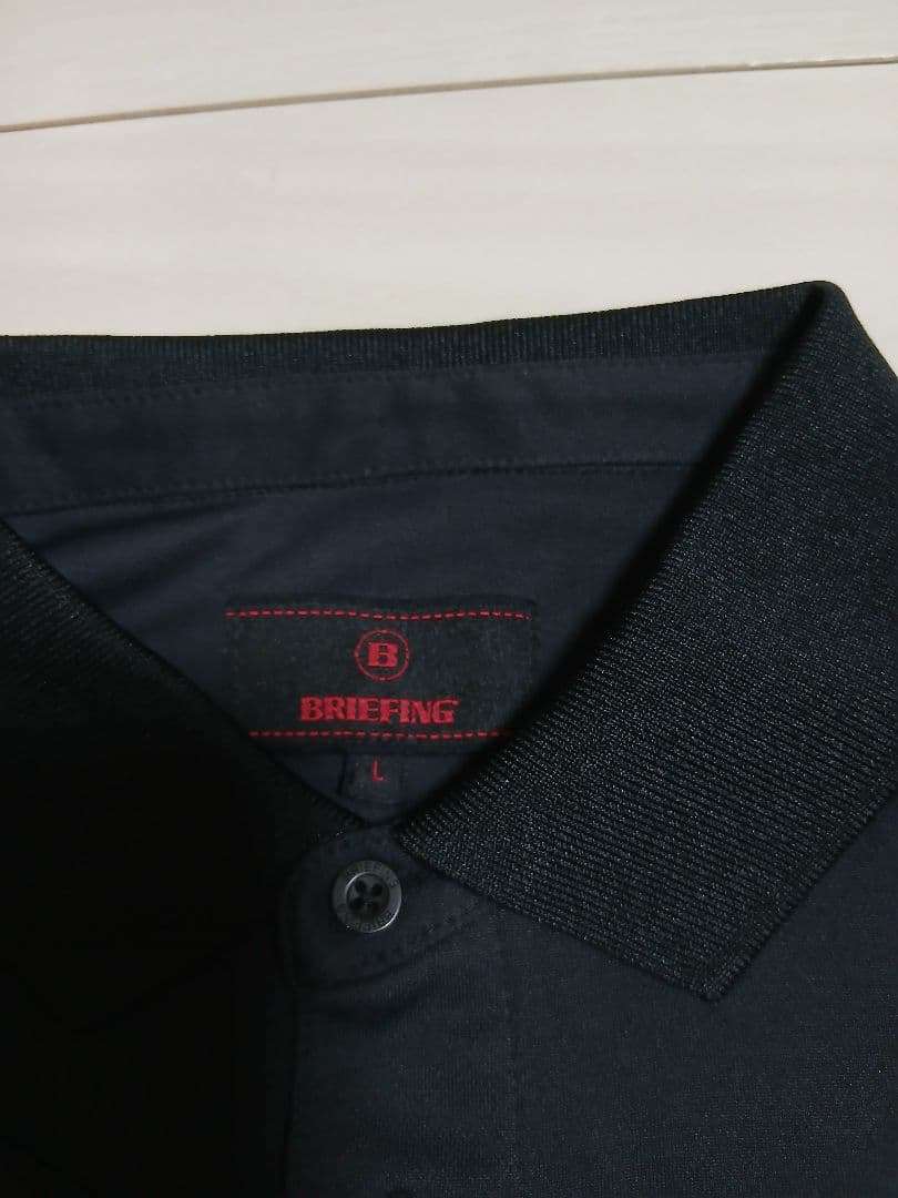 BRIEFING ポロシャツ Lサイズ 黒