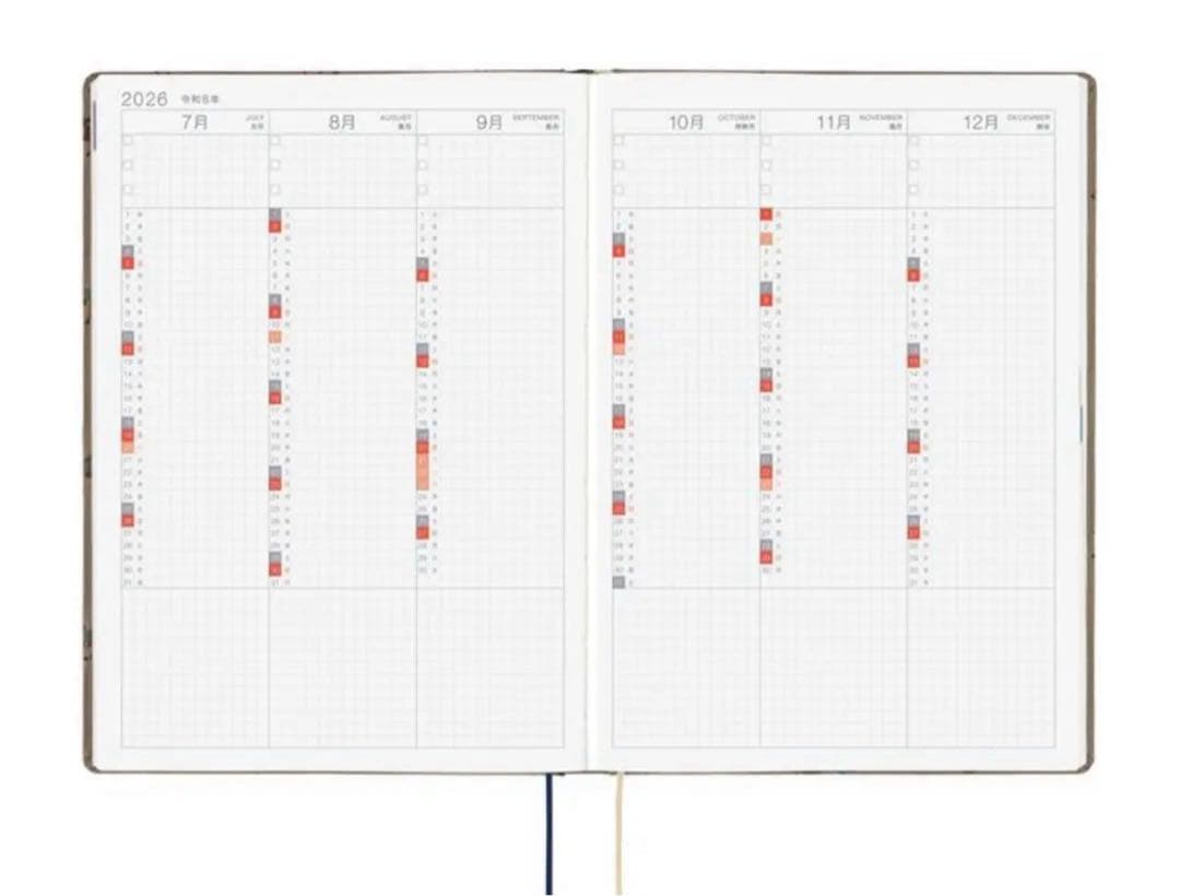 2026年版　ほぼ日　手帳　Hon カズン　サイズサイズ　 駆ける馬♡