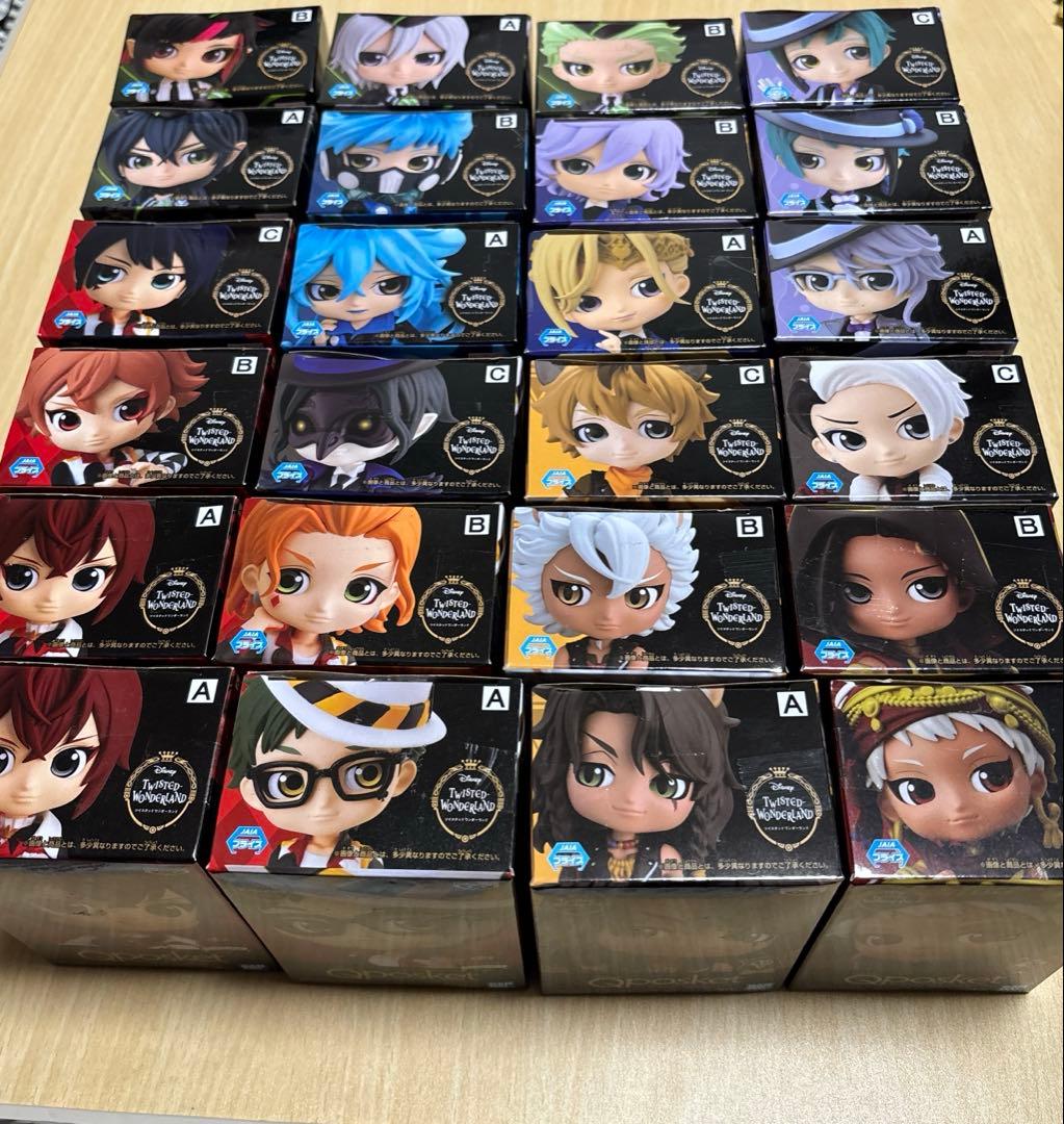 全24体Qposket ディズニーツイステッドワンダーランドフィギュア セット