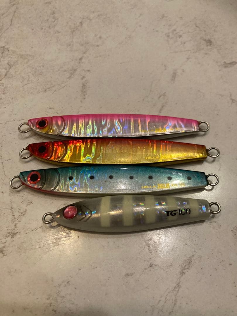 ザウルス　ヒラジグラTG 80g ハヤブサ　ジャックアイTG100g