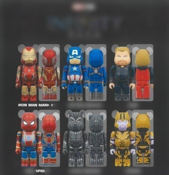 【新品】BE＠RBRICK CHASE MARVEL INFINITYSAGA