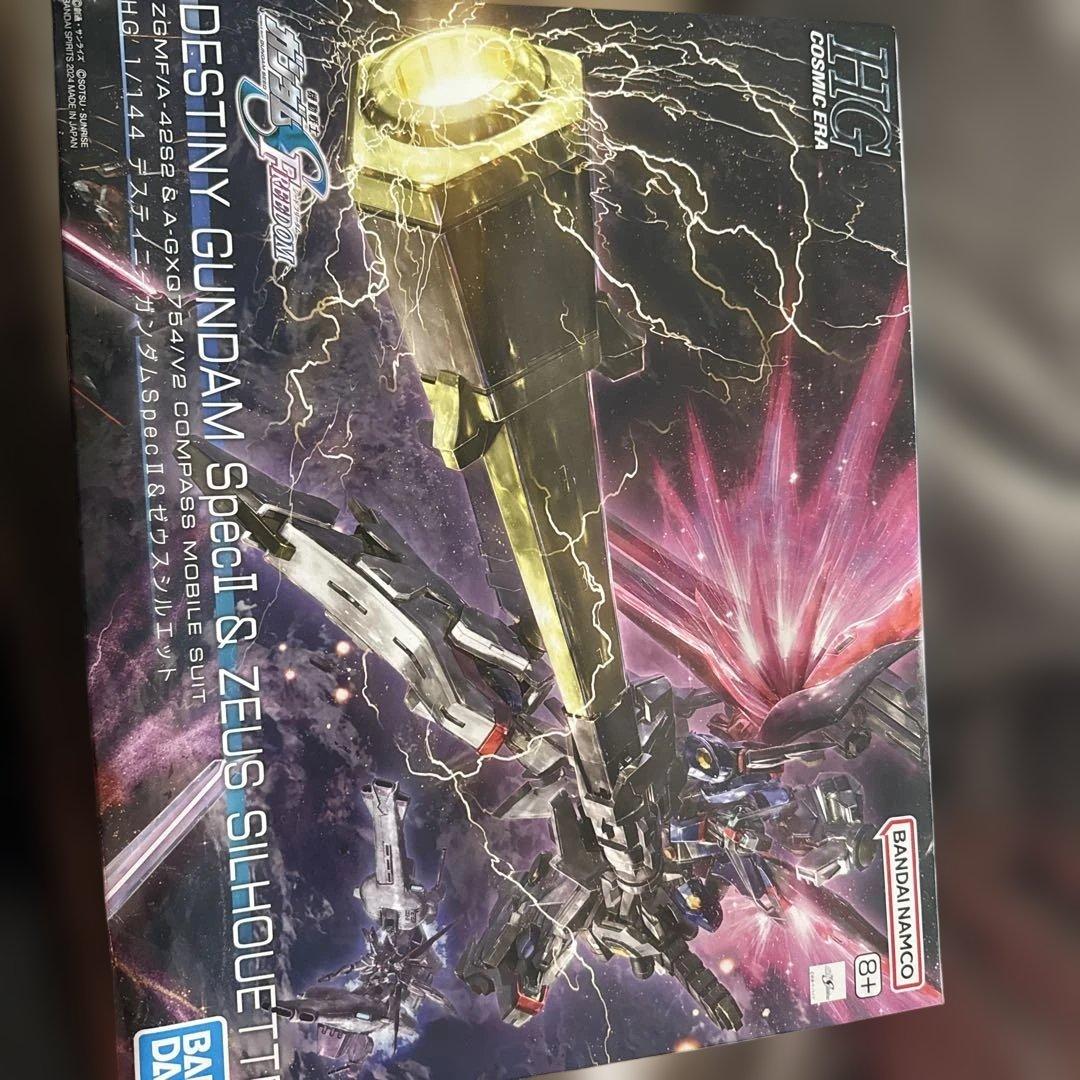 ロボット HG DESTINY GUNDAM & ZEUS SILHOUETTE