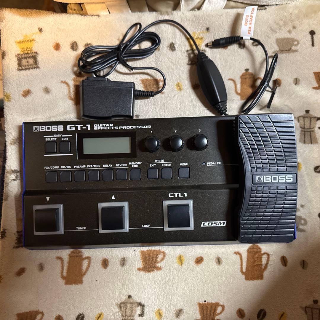BOSS GT-1 電源ケーブル＆専用袋&教科書＆取り扱い説明書