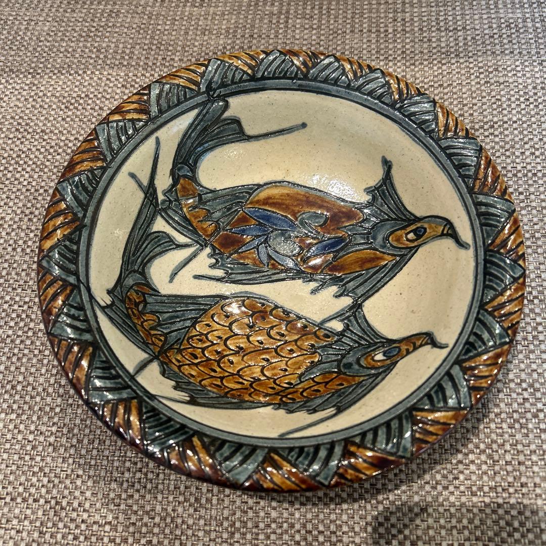 琉球　沖縄　壺屋焼　民藝　深皿