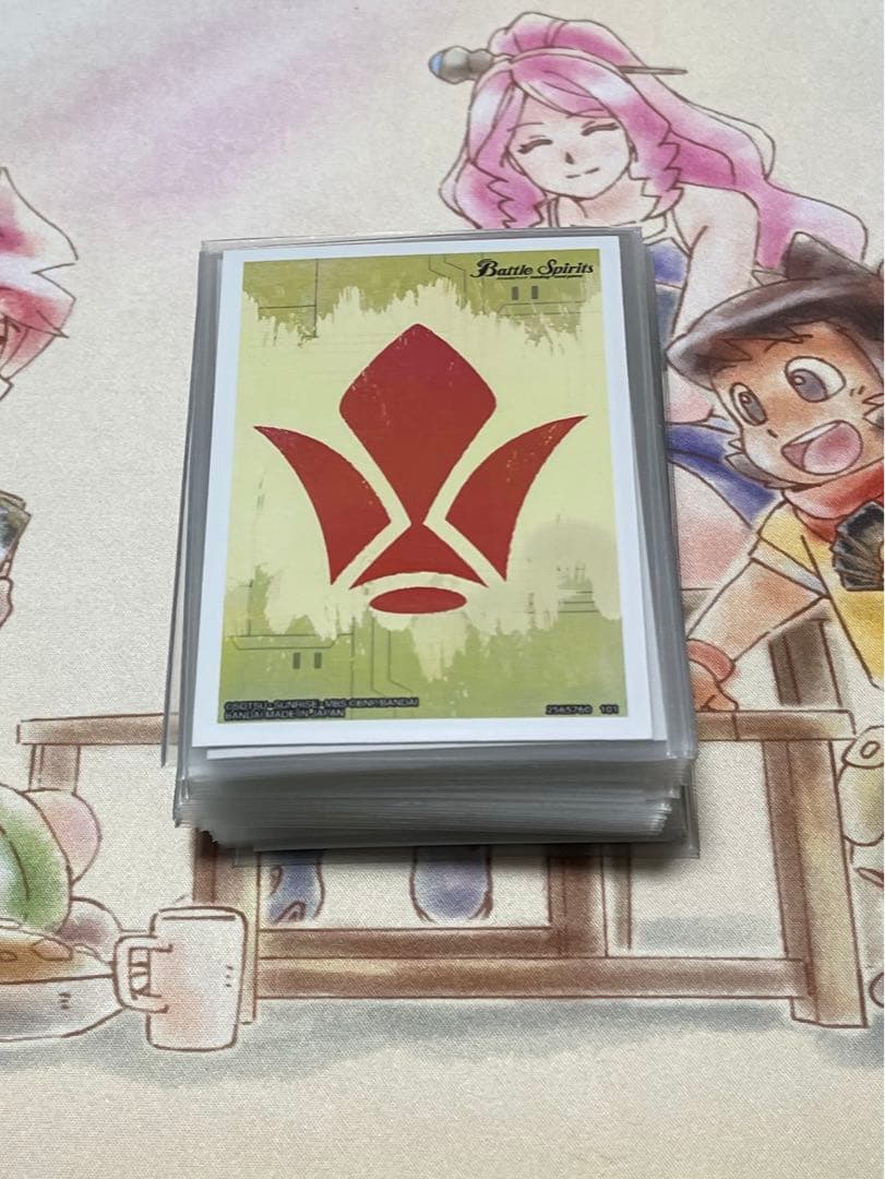 バトスピ　ガンダム　鉄血のオルフェンズ　鉄華団　デッキ　スリーブ