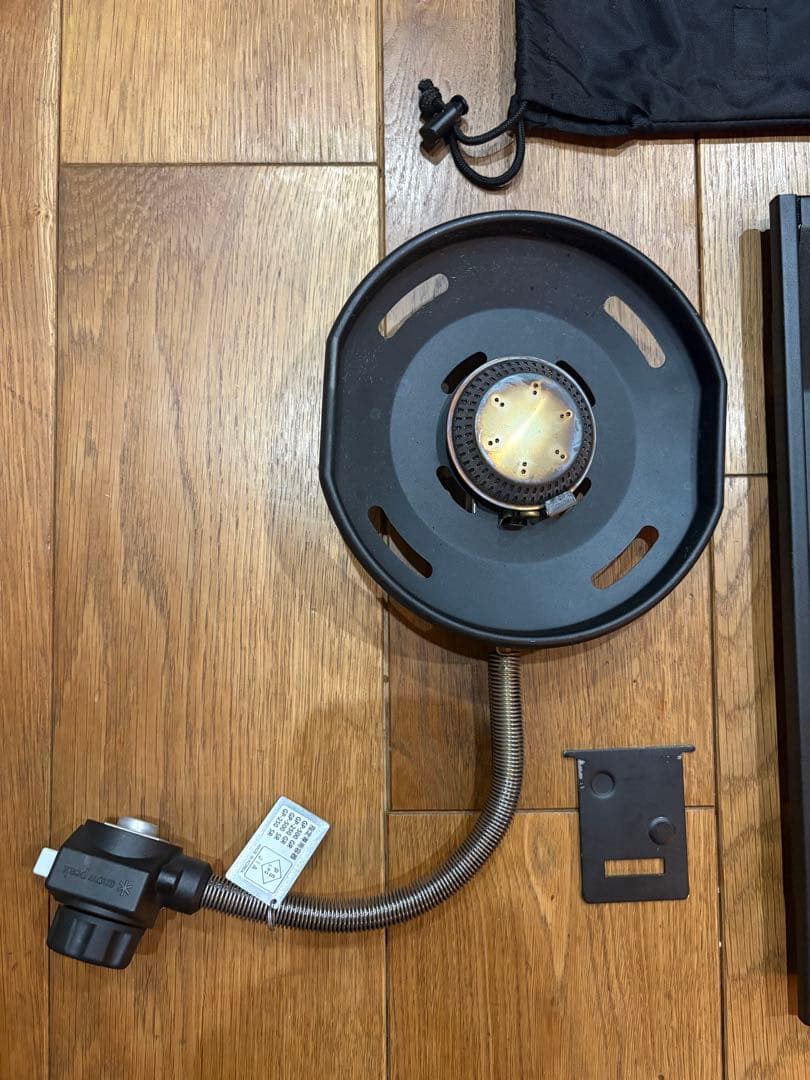 スノーピーク　フラットバーナー　マットブラック加工済み