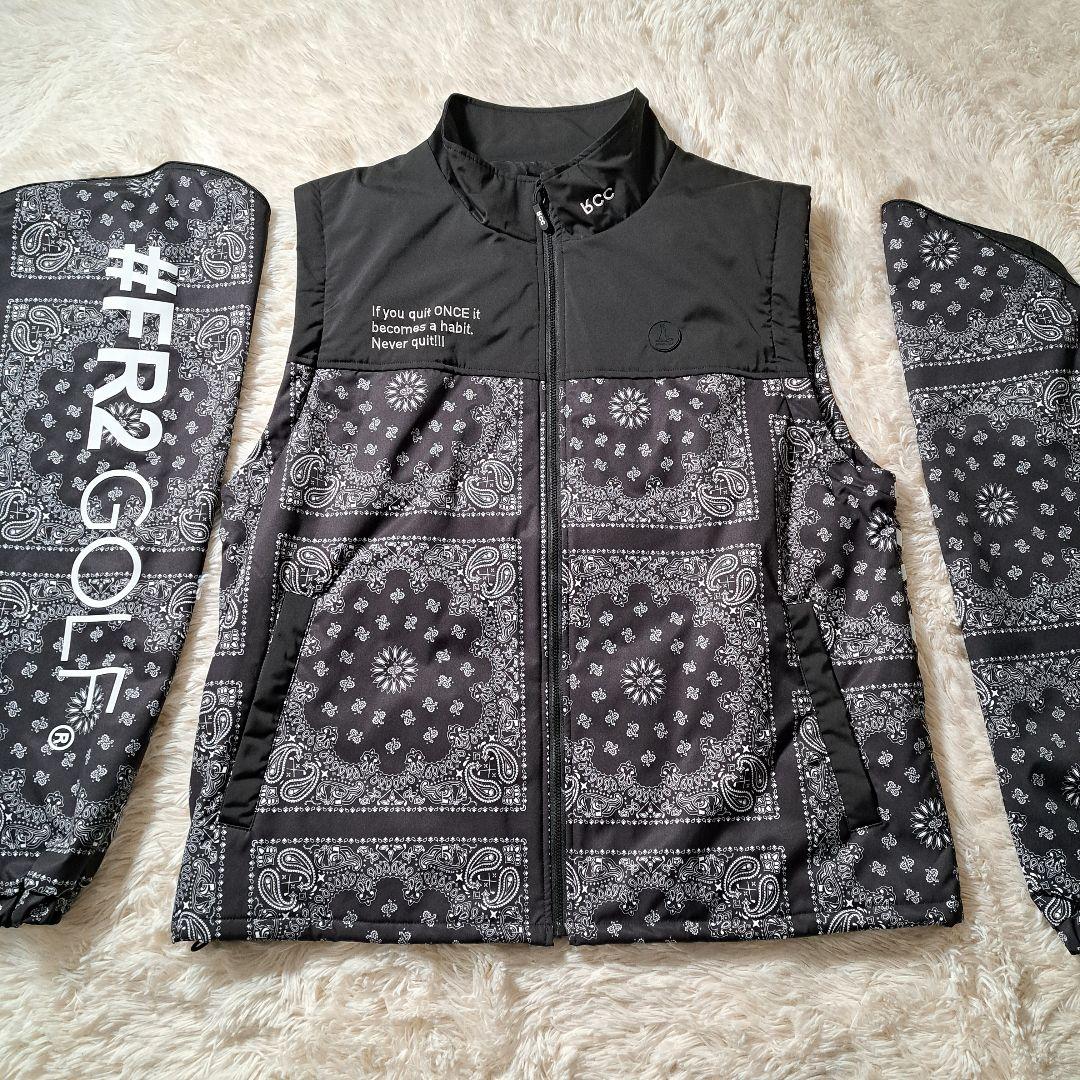 【新品タグ付】FR2 GOLF ペイズリー ジャケット ブルゾン 3L