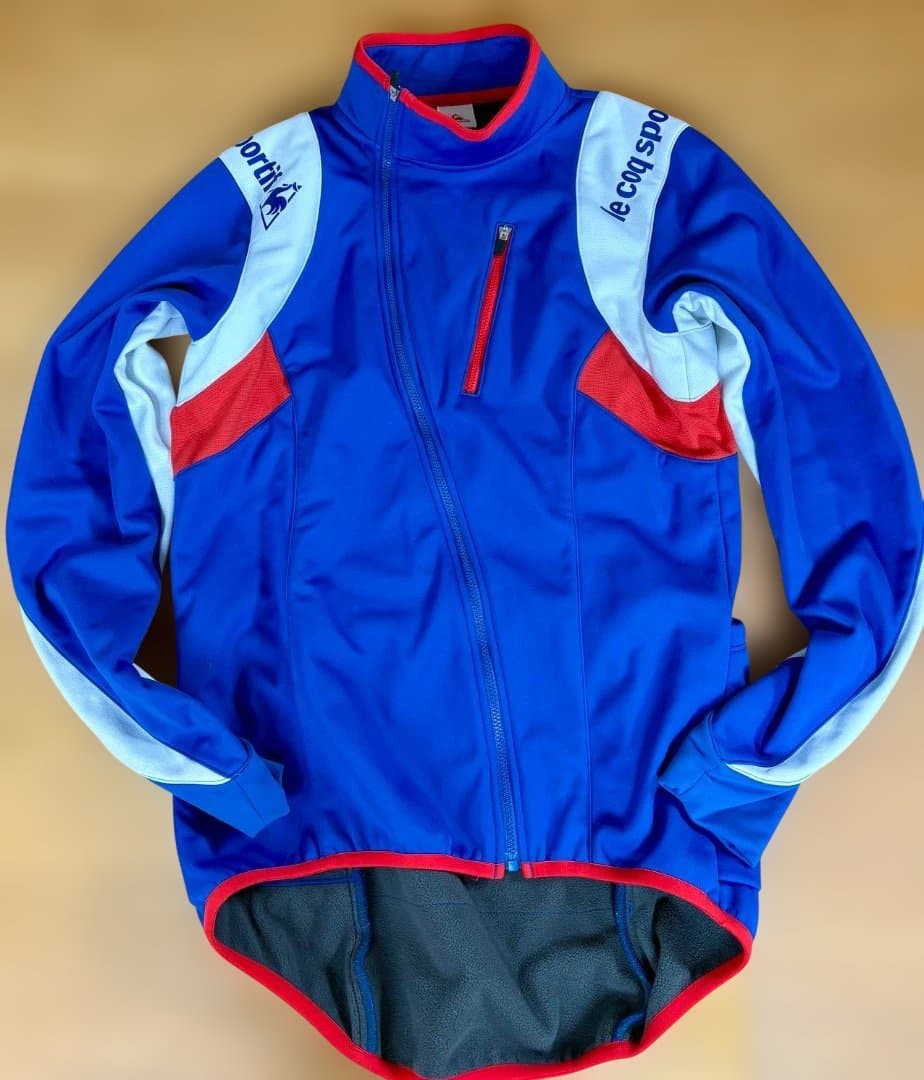 美品 ルコックle coq sportif スポルティフ サイクルジャージ L