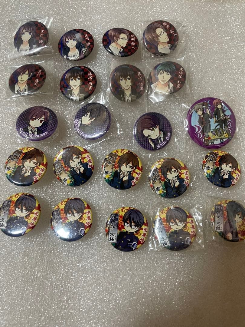 死神稼業 逢魔時 怪談ロマンス 缶バッジ クインロゼ quinrose