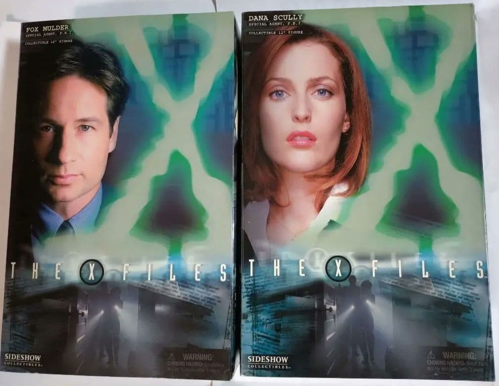 X-ファイル モルダー&スカリー フィギュア2体 sideshow サイドショウ