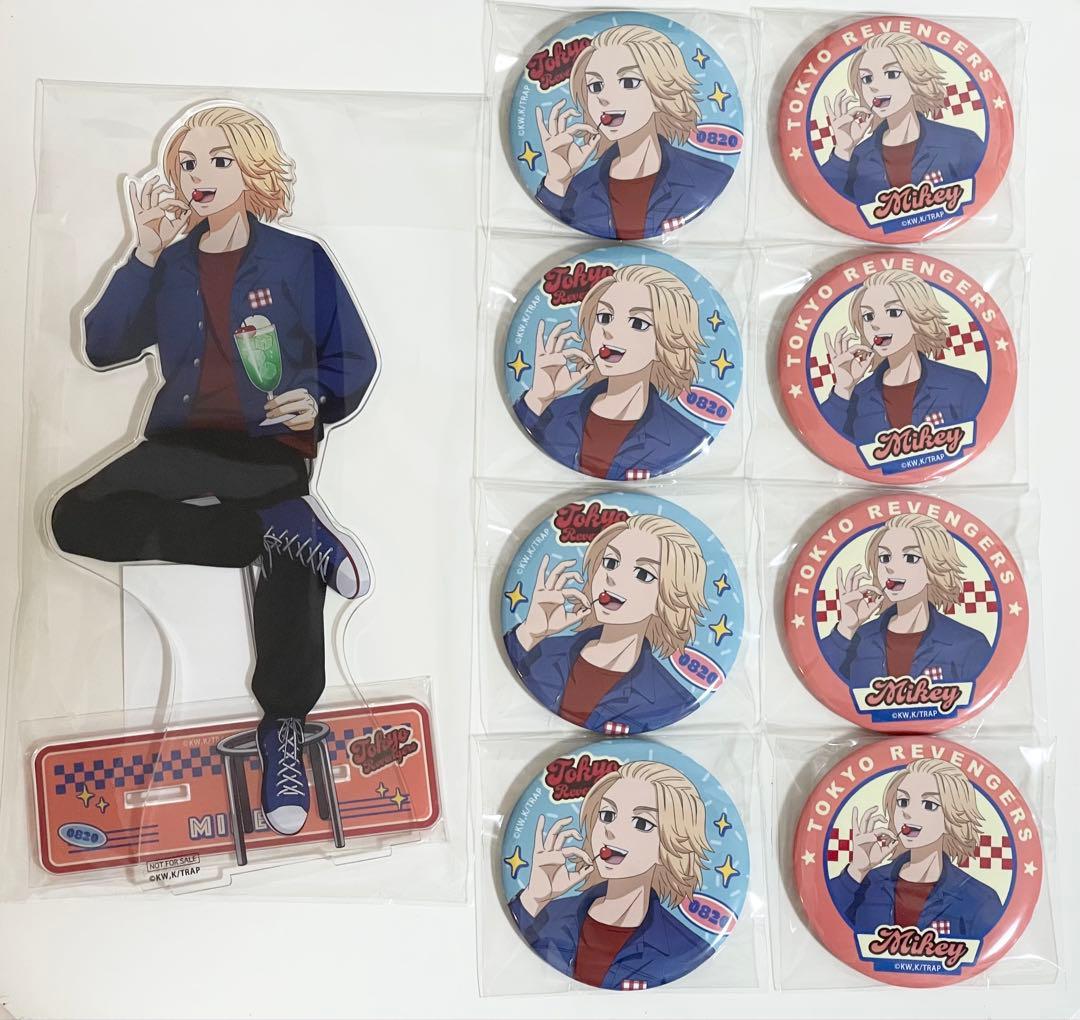 東京リベンジャーズ ハピネス缶バッジ　佐野万次郎　アクリルスタンド　缶バッジ