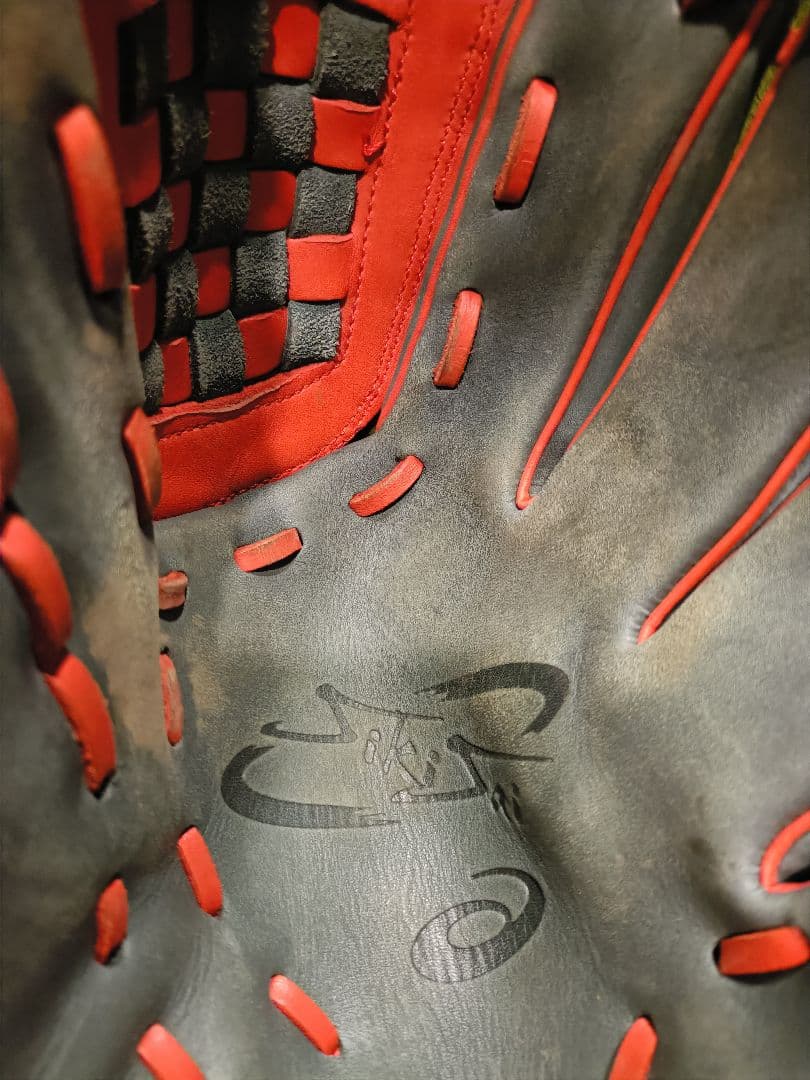 【希少品】ASICS 野球 軟式 グローブ オールラウンド用 シキサイ 右投げ用