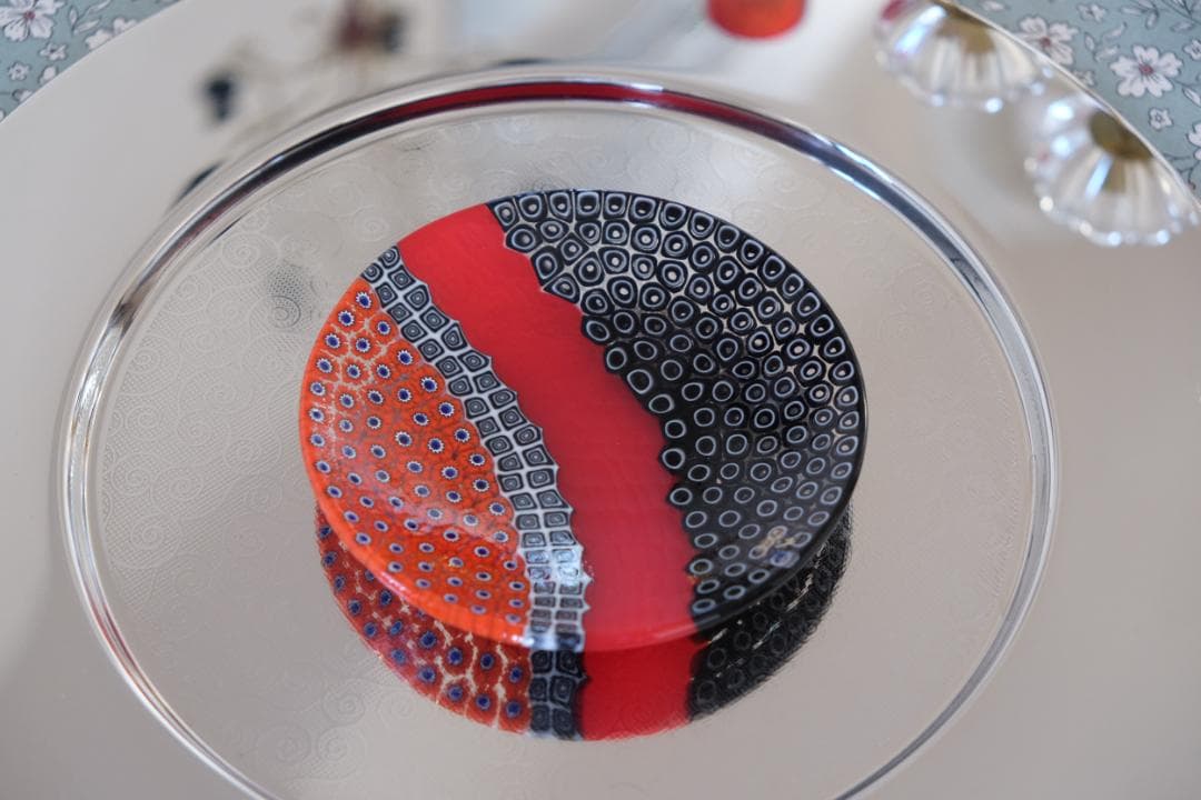 ベネチアンガラス ミルフィオリ プレート 検/モレッティ 皿 チェア カッシーナ