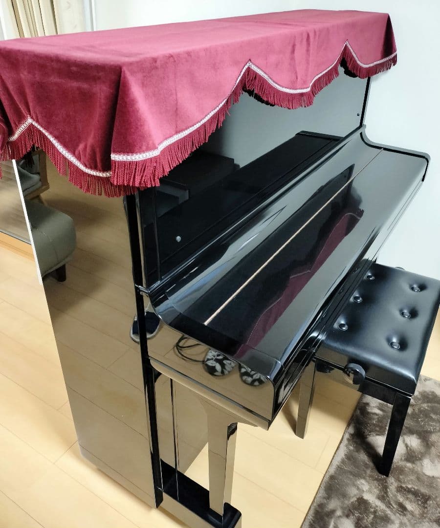 SUBARU ヤマハ　アップライトピアノ　U300S　 消音器付　付属品有