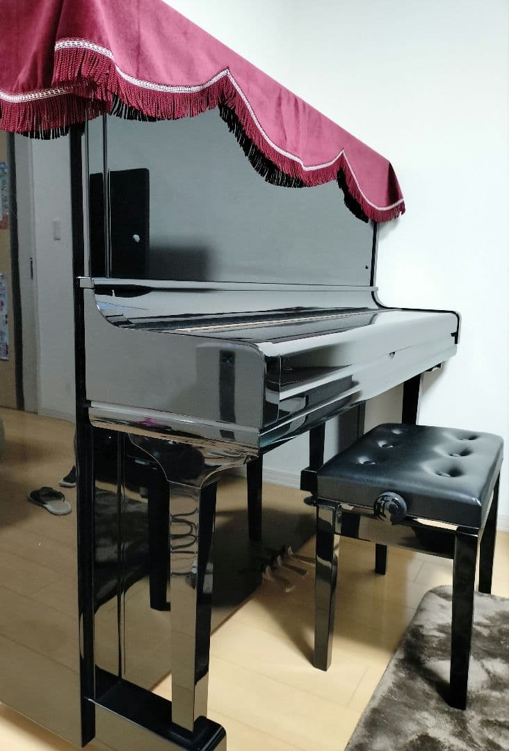 SUBARU ヤマハ　アップライトピアノ　U300S　 消音器付　付属品有